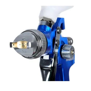 Preview: Ntools SG 828 HVLP Lackierpistole Düse 1,3 mm - 2,5 mm Fließbecherpistole 600 ml Preview: Ntools SG 828 HVLP Lackierpistole Düse 1,3 mm - 2,5 mm Fließbecherpistole 600 ml